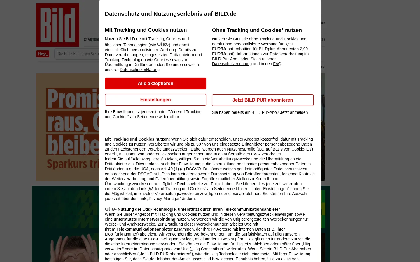 Screenshot https://bild.de/
