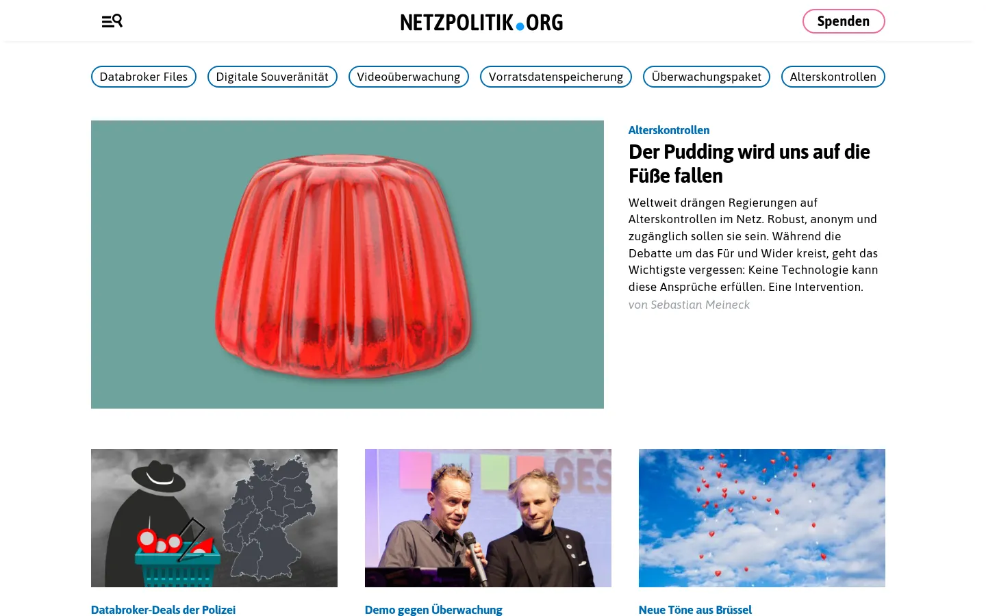 Screenshot https://netzpolitik.org/