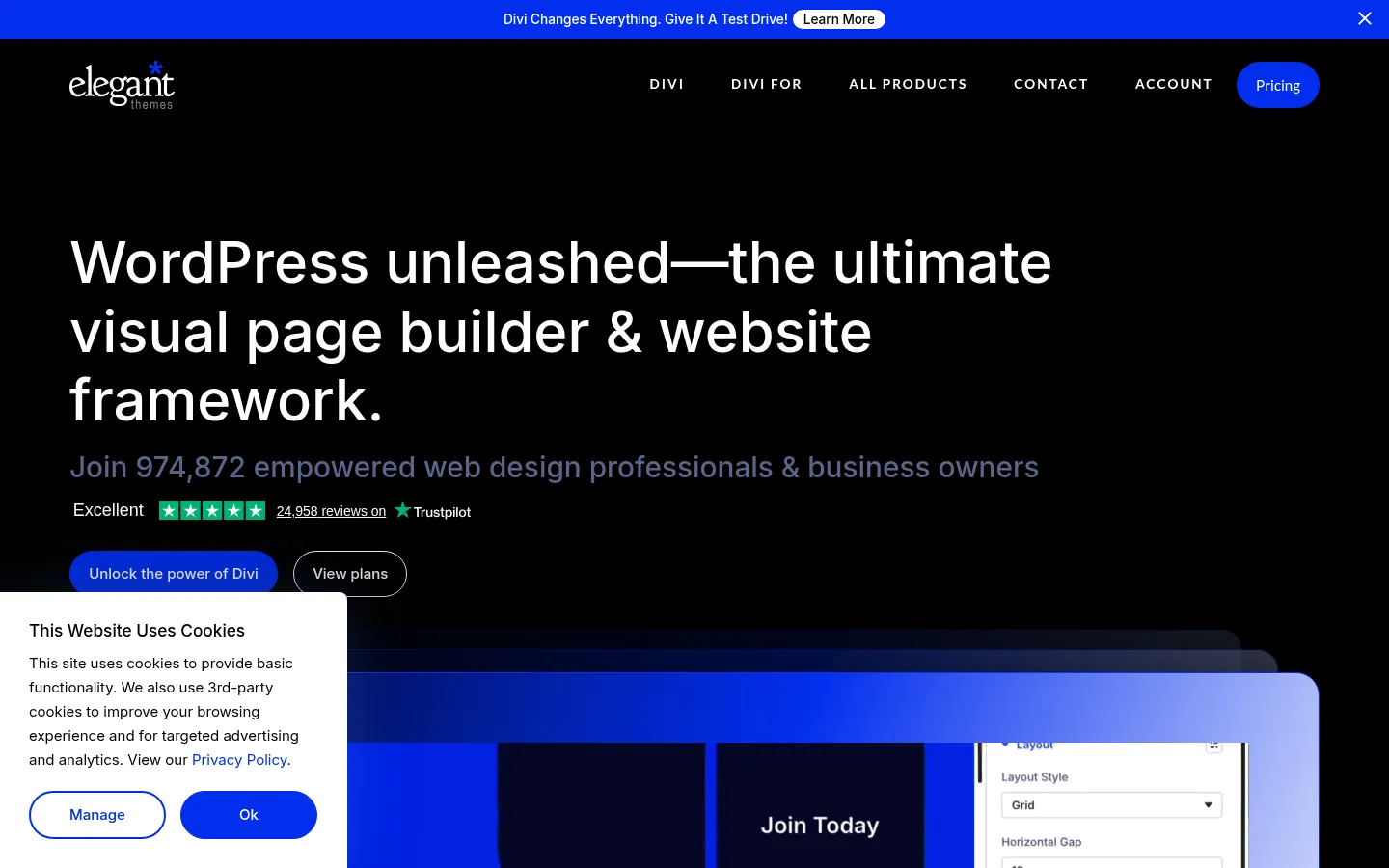 Screenshot https://elegantthemes.com/