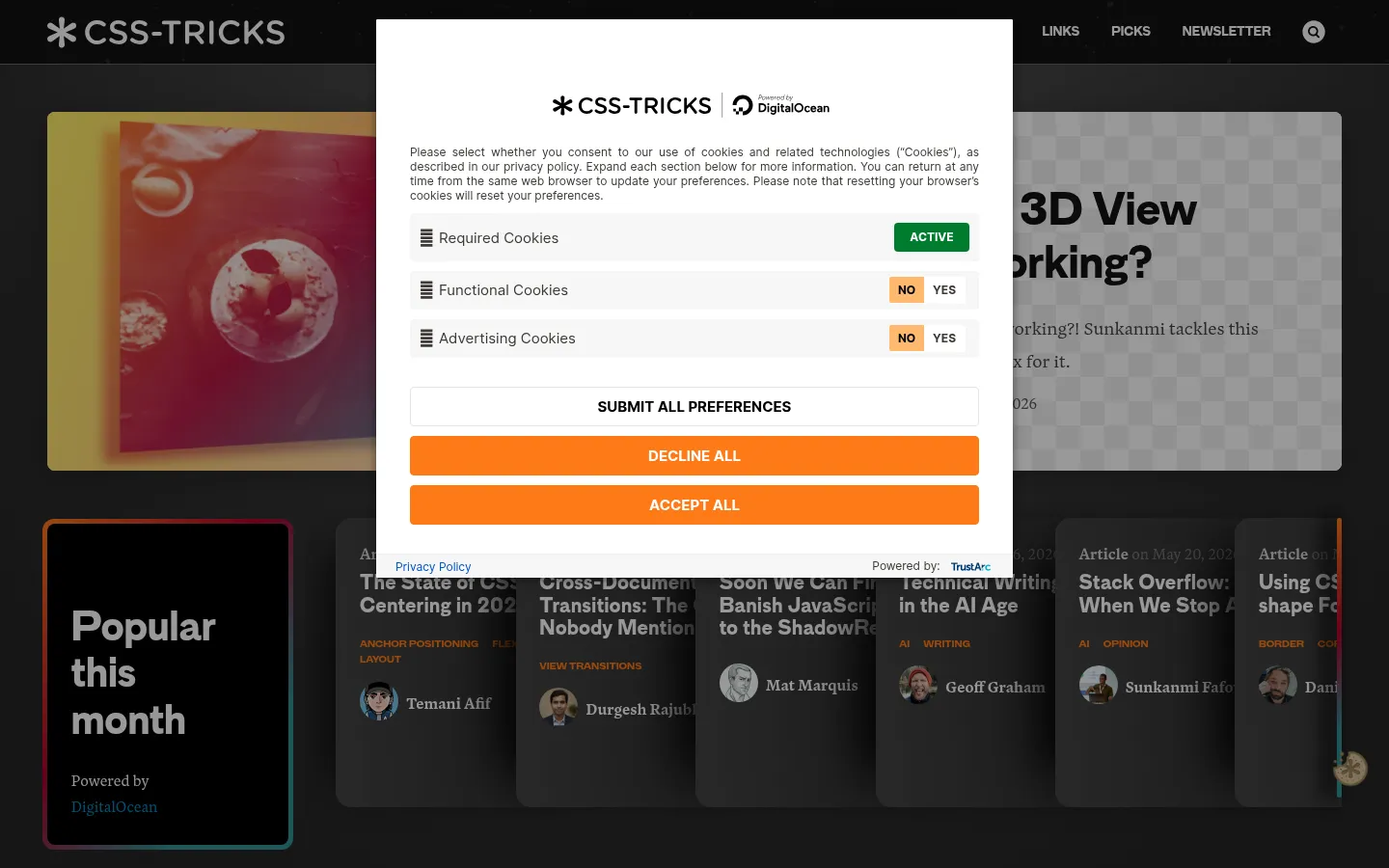 Screenshot https://css-tricks.com/