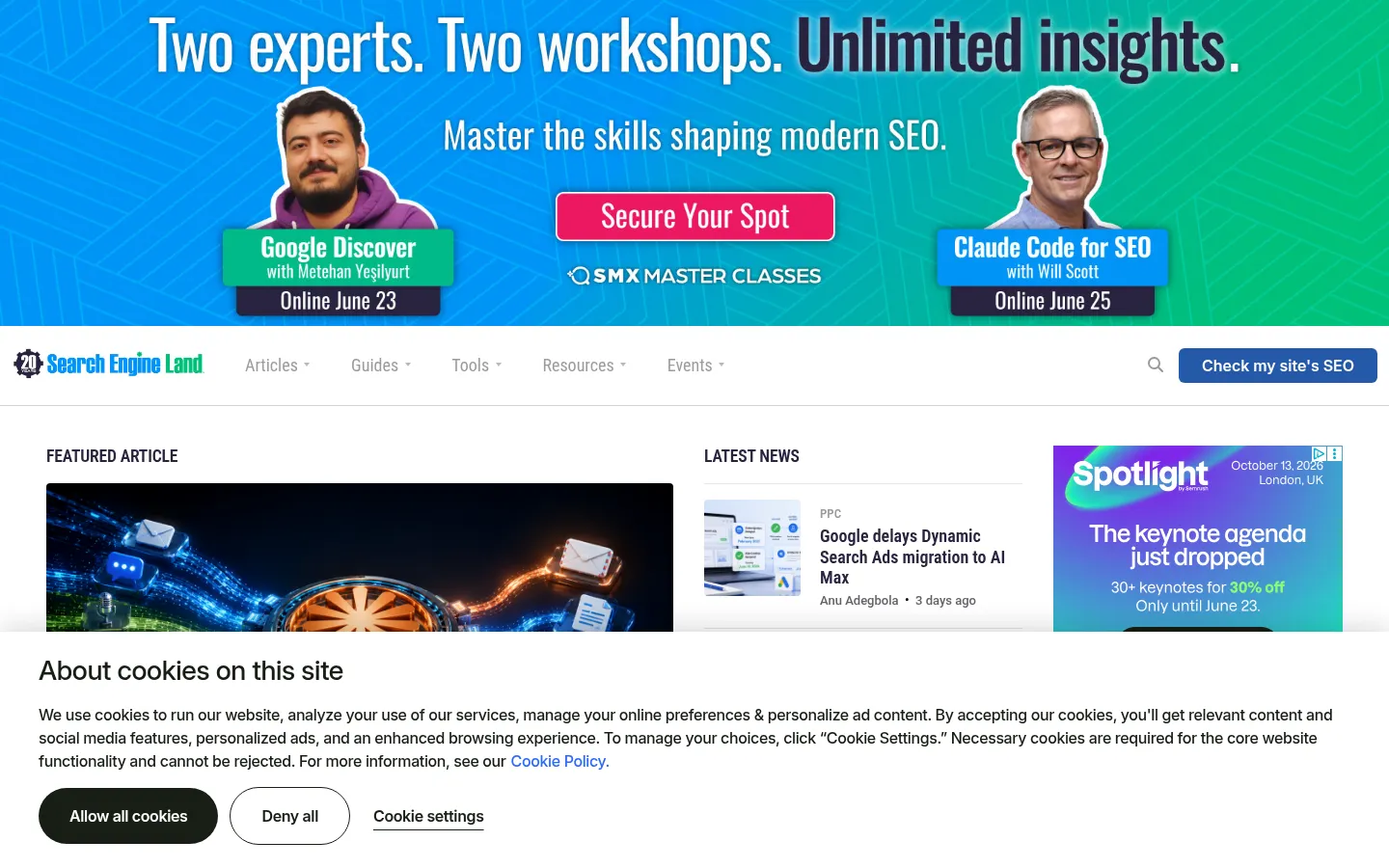 Screenshot https://searchengineland.com/