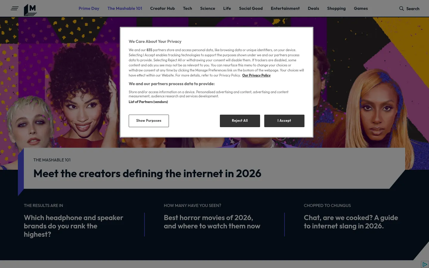 Screenshot https://mashable.com/