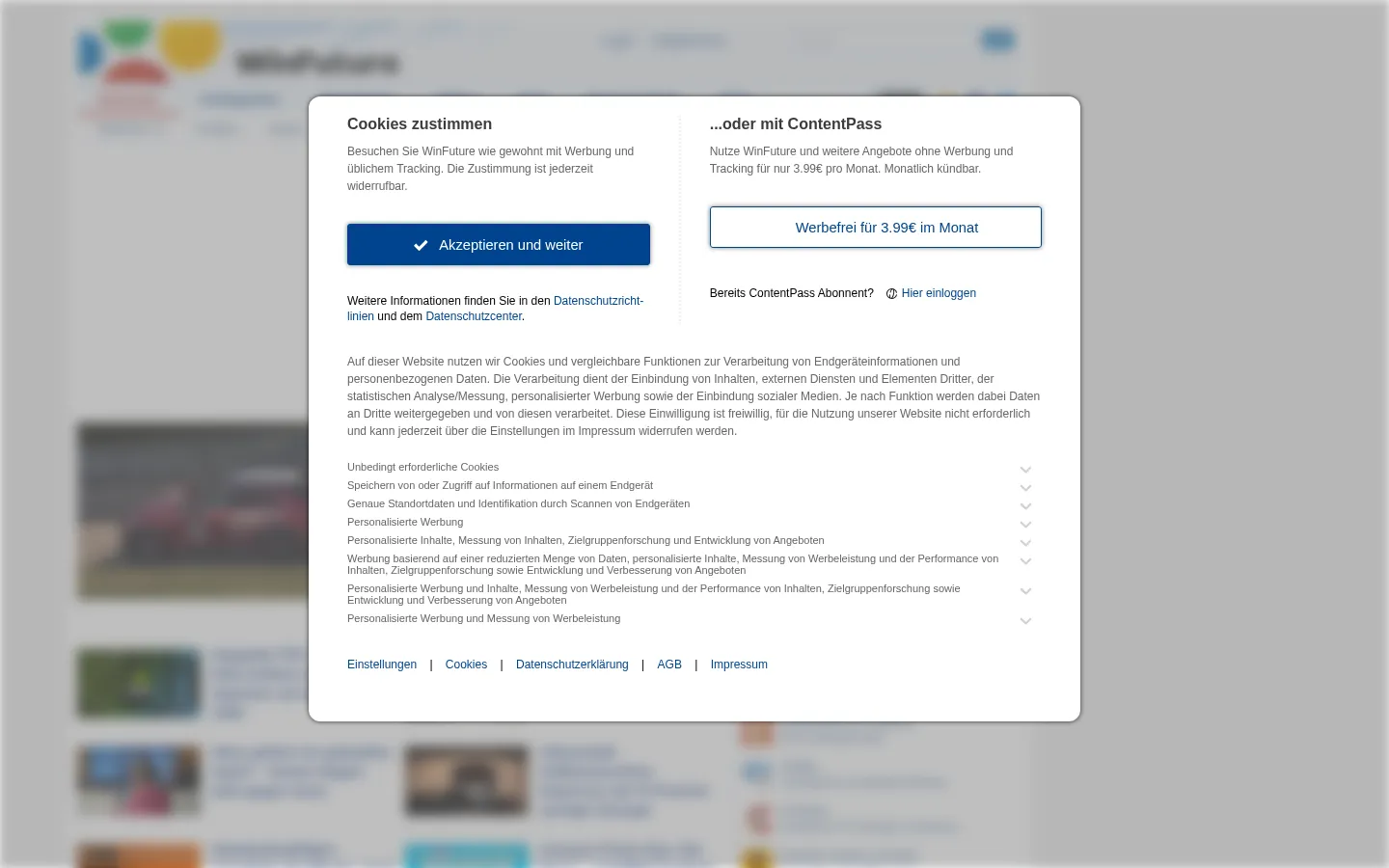 Screenshot https://winfuture.de/
