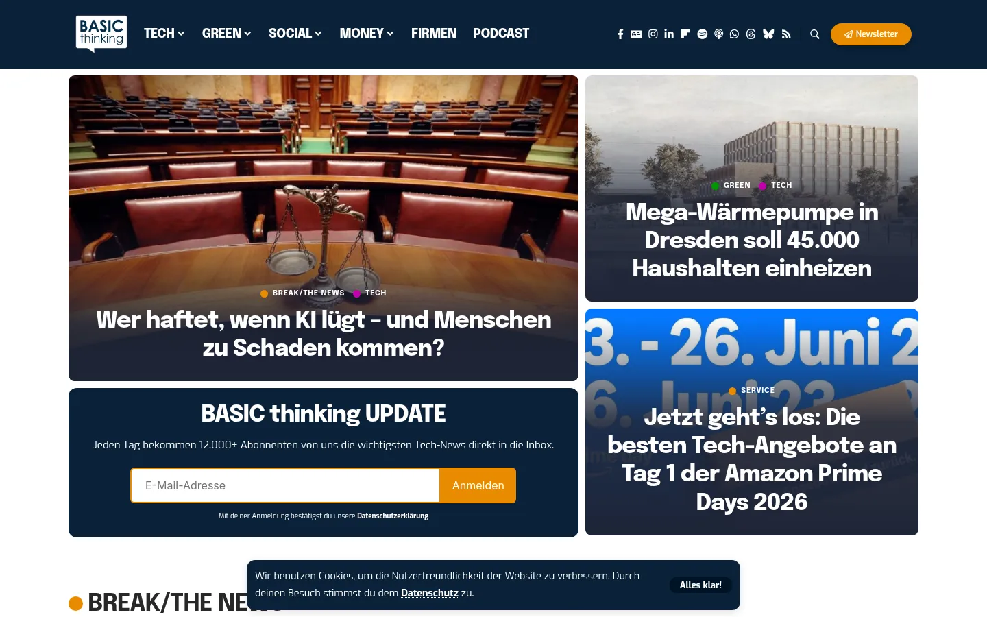 Screenshot https://mobilegeeks.de/