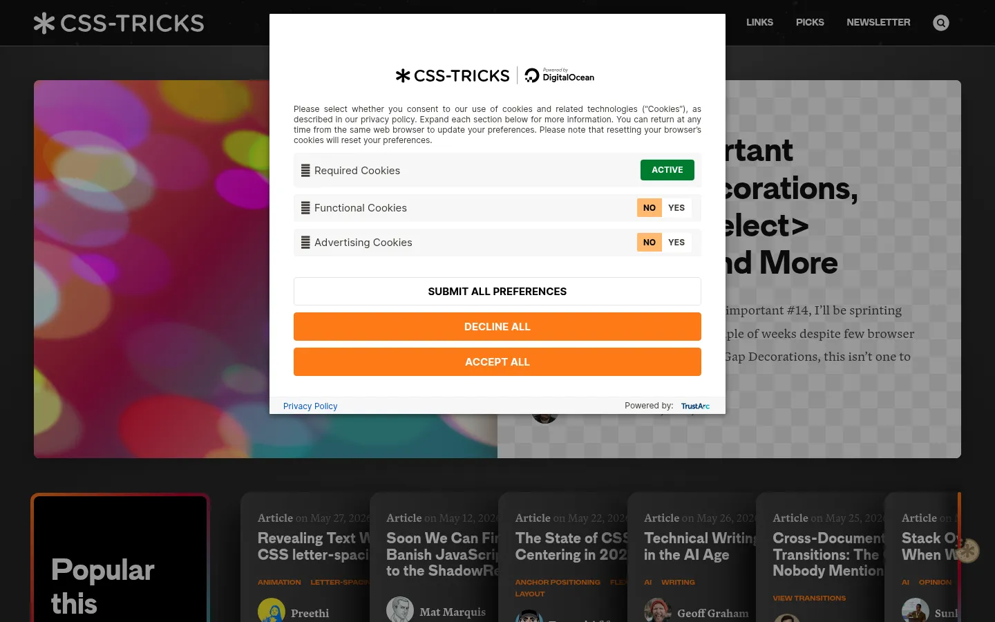 Screenshot https://css-tricks.com/